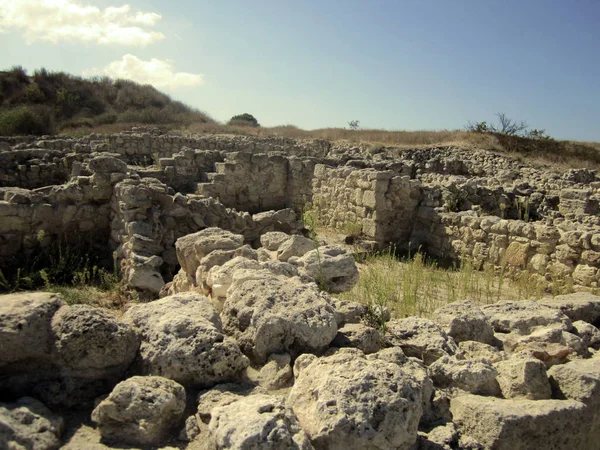Crimée Khersones Ruines Antiques — Photo