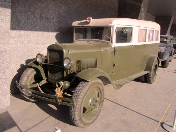 Vieux Bus Dans Musée — Photo