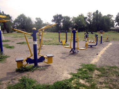 Sokak egzersizi için eğitim ekipmanları