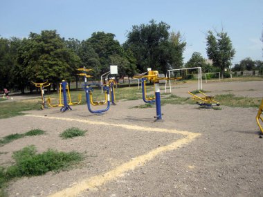 sokakta eğitim spor salonu