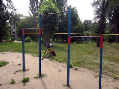 Egzersiz için spor ekipmanları