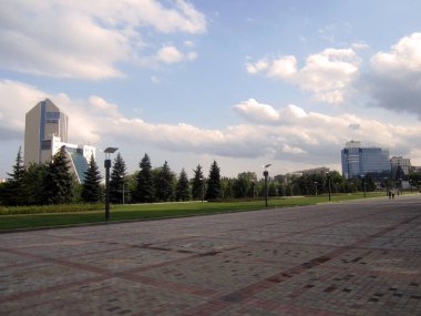 Parkın panoramik görünümü