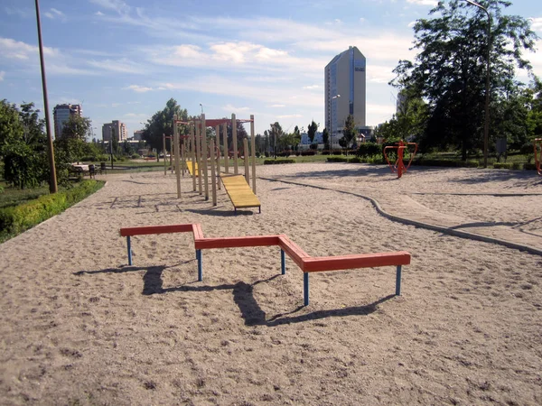 Parque Infantil Jardín — Foto de Stock