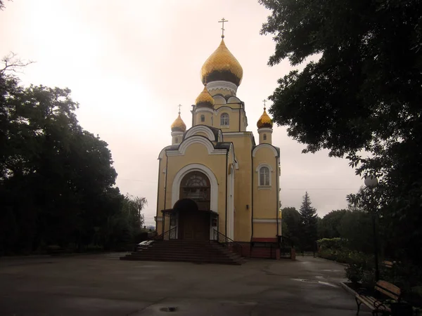 Orthodoxe Christliche Kirche Der Straße — Stockfoto