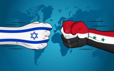 İsrail ve Suriye arasındaki çatışma. İsrail-Suriye ilişkileri. İsrail Suriye 'ye karşı.