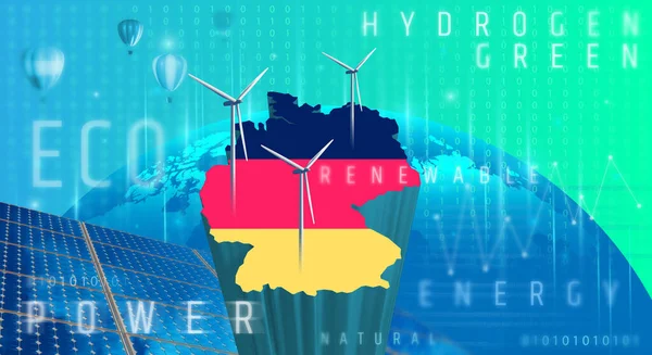 Energías Renovables Alemania Energiewende Alemania — Foto de Stock