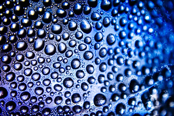 Textuur Van Water Druppels Fles Voor Achtergrond — Stockfoto