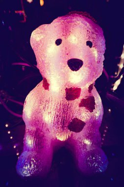 Noel günü hayvan heykel dekorasyon