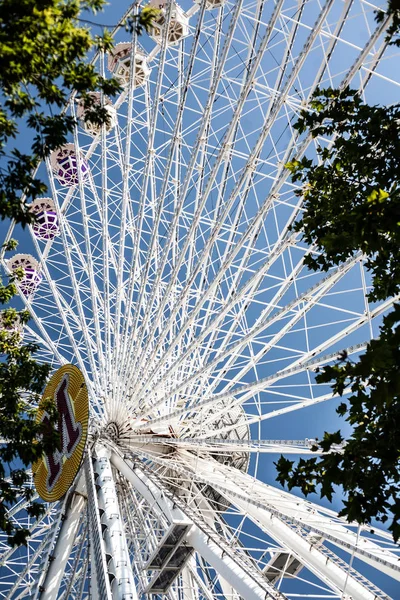 Grande Roue Ferris Photo Art Des Angles Inhabituels — Photo