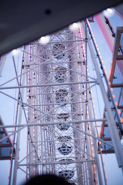 Big Ferris Wheel Art Photo Unusual Angles — Stock Photo, Image