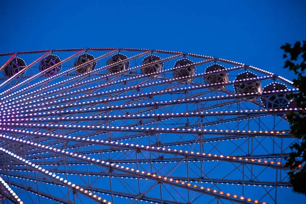 Grande Roue Ferris Photo Art Des Angles Inhabituels — Photo