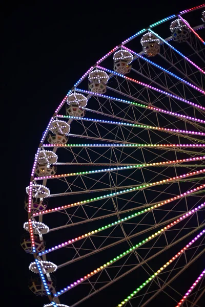 Big Ferris Wheel Art Photo Unusual Angles — Stock Photo, Image