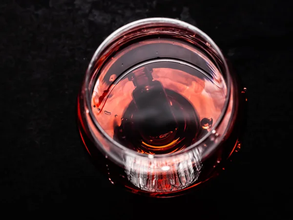 Bloody Alcoholic Cocktail Syringe — Stock Photo, Image