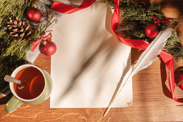 Urlaubspläne Auf Einem Blatt Papier Blankoscheck Für Die Aufnahme Von — Stockfoto