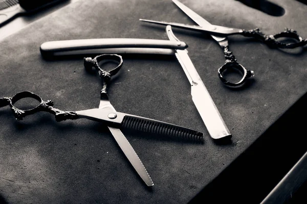 Ensemble Outils Pour Maître Coiffeur — Photo