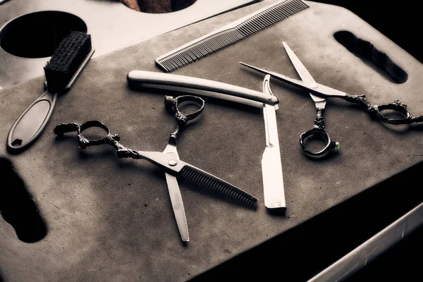 Set Tools Barbershop Master — Stock Photo, Image