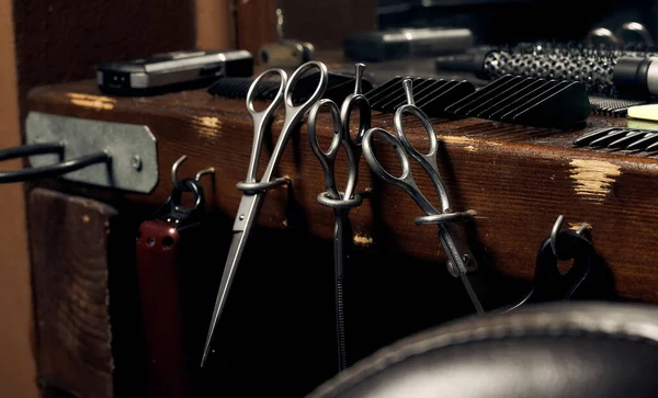 Set Tools Barbershop Master — Stock Photo, Image