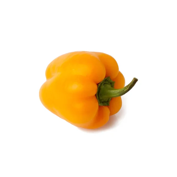 Pimenta Sino Doce Capsicum Páprica Isolada Sobre Fundo Branco Vegetal — Fotografia de Stock