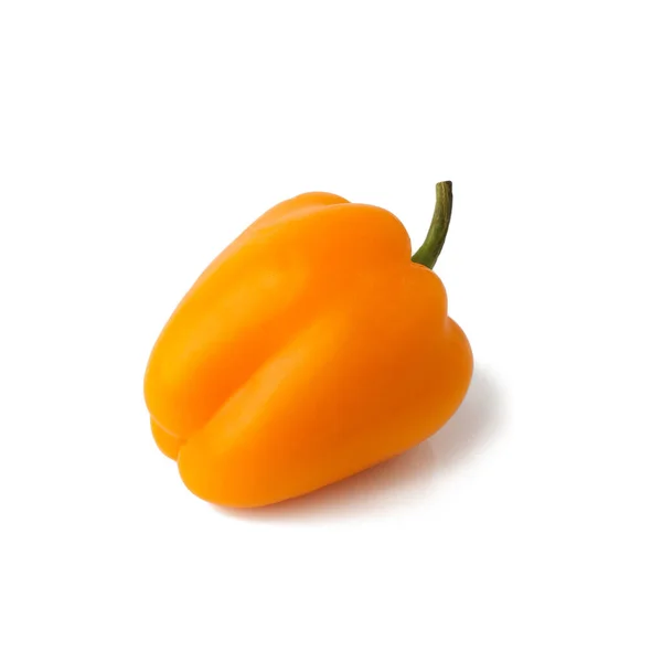 Pimenta Sino Doce Capsicum Páprica Isolada Sobre Fundo Branco Vegetal — Fotografia de Stock