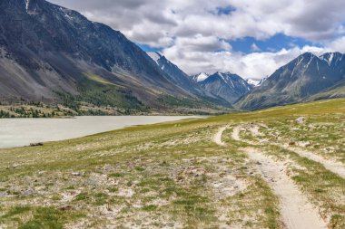 yol göl dağlar vadi gökyüzü