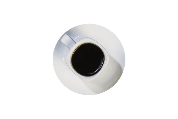 Kopp Kaffe Isolert Hvit Bakgrunn – stockfoto