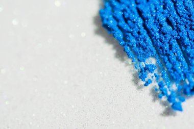 Mavi tozlu soyut arkaplan, boşluk şablonu kopyala, noel arkaplanı