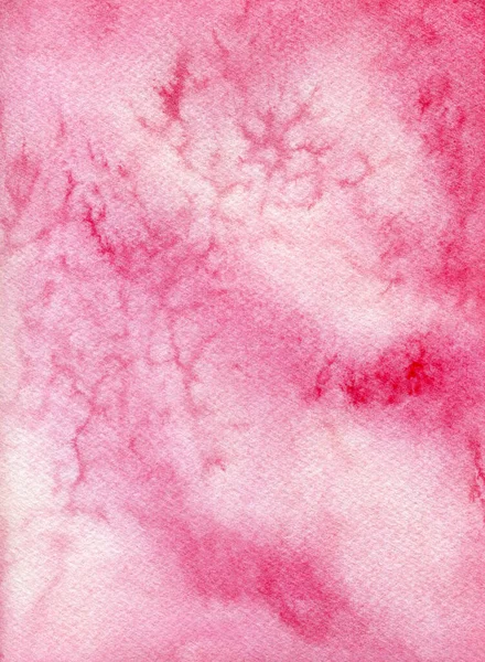 Acquerello Rosa Sfondo Astratto Acquerello Illustrazione Con Grunge Texture Tonalità — Foto Stock