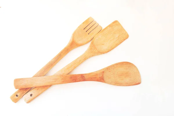 Outils de cuisine en bois — Photo