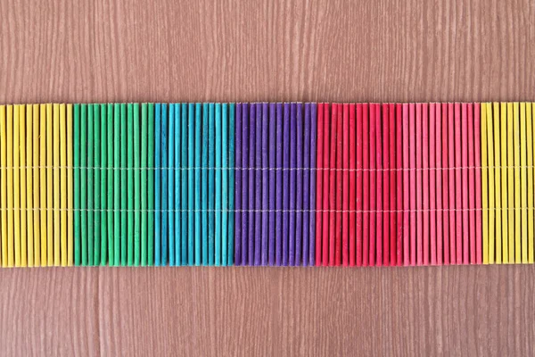 Color wooden mat — Stock Photo, Image