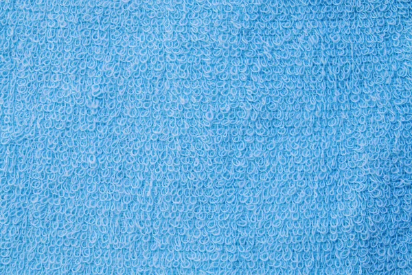Oberfläche des blauen Handtuchs — Stockfoto