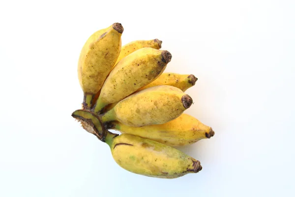 Kleine Banane auf weißem Bg — Stockfoto