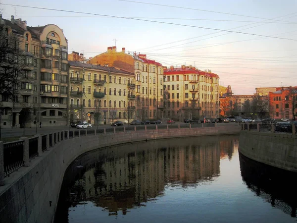 Rzeka Rosji Latem Petersburg — Zdjęcie stockowe
