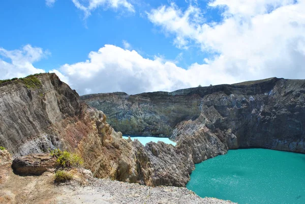 Beauty of Tricolor Lake "Kelimutu", Flores, Indonesia — Stock Photo, Image