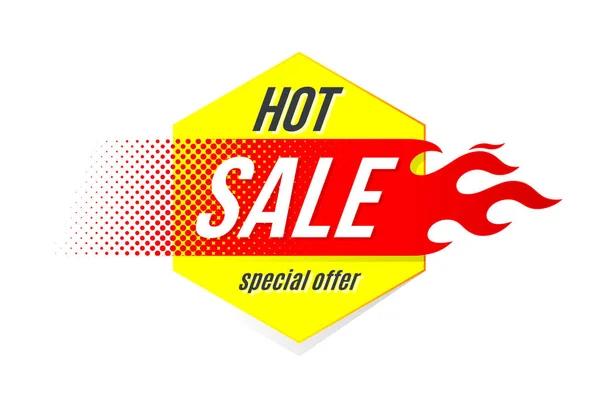 Embleem Hot sale prijs aanbod deal etiketten sjabloon — Stockvector