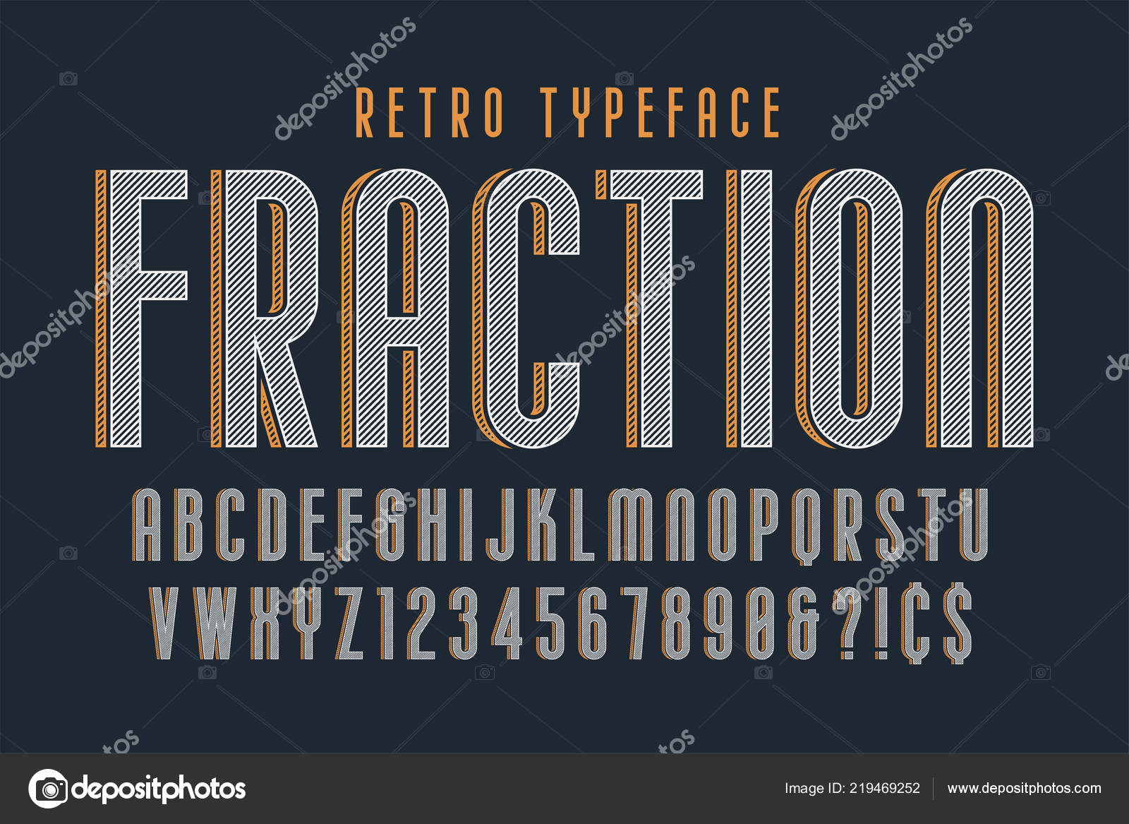 Download Vintage Advertising Fonts Trendy Vintage Display Font Design Alphabet Typeface Stock Vector C Revelstockart 219469252 PSD Mockup Templates