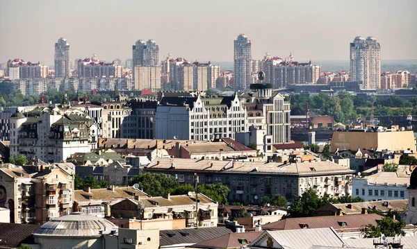 Det Gamle Kiev Cityscape Podil - Stock-foto