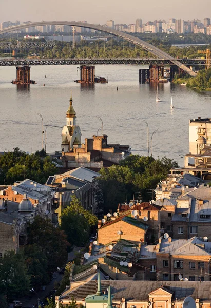 Paesaggio Serale Kiev — Foto Stock