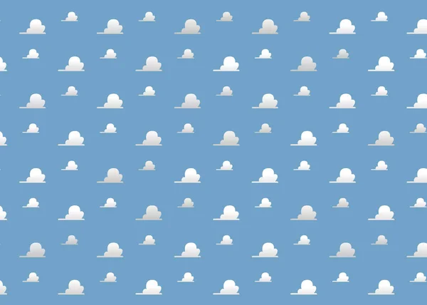 Chmury Ściana Baby Pokój Tło — Zdjęcie stockowe