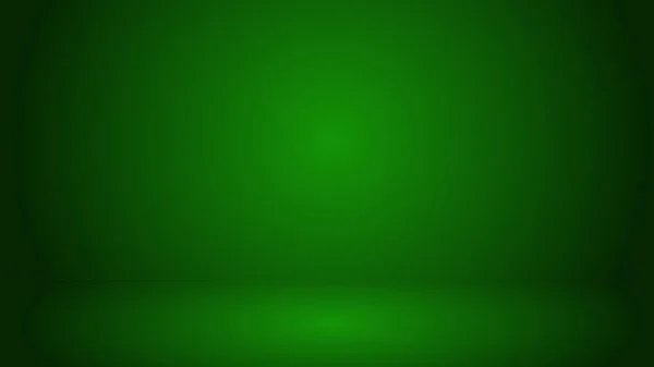 green background 3d room - gradient