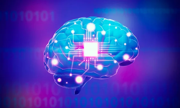Yapay beyin, mikroişlemci. Yapay zeka kavramı