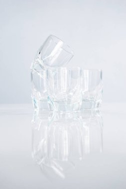 Kokteyl cam koleksiyonu, tablo boş cam çekim