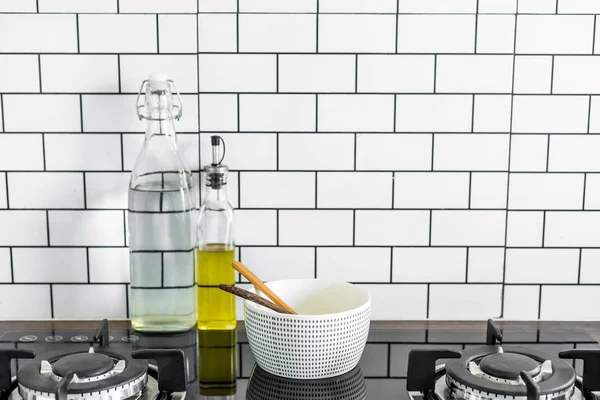 Olive Oil Water Kitchen — Stok fotoğraf