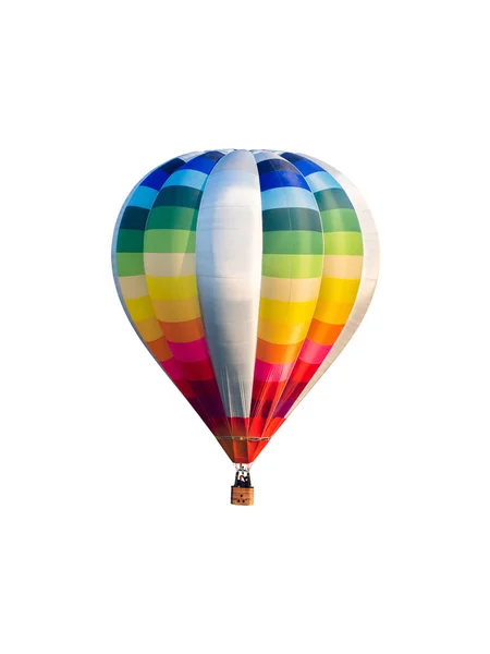 Hot Air Balloon Isolated White Background — Stock Photo, Image