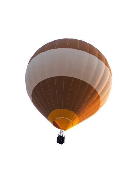 Heißluftballon Isoliert Auf Weißem Hintergrund — Stockfoto
