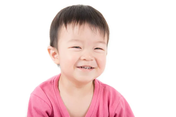 Retrato Cerca Niño Años Con Cara Sonrisa —  Fotos de Stock