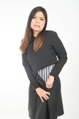 Bayan giyimi etek onun kadar zor ZIP çalışma