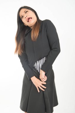 Bayan giyimi etek onun kadar zor ZIP çalışma