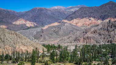 Jujuy landscape, northern Argentina. Mountains area. clipart