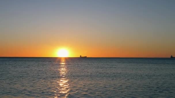 Salida Del Sol Mar Hora Mágica — Vídeos de Stock