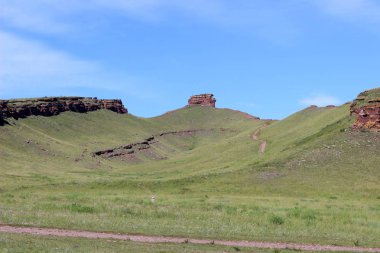 Sundki Dağları. Önce Sunk Hakasia. Rusya